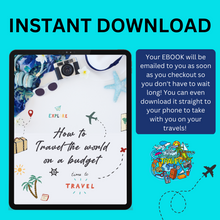 Load image into Gallery viewer, How To Travel The World On A Budget (Ebook) - Instant Download